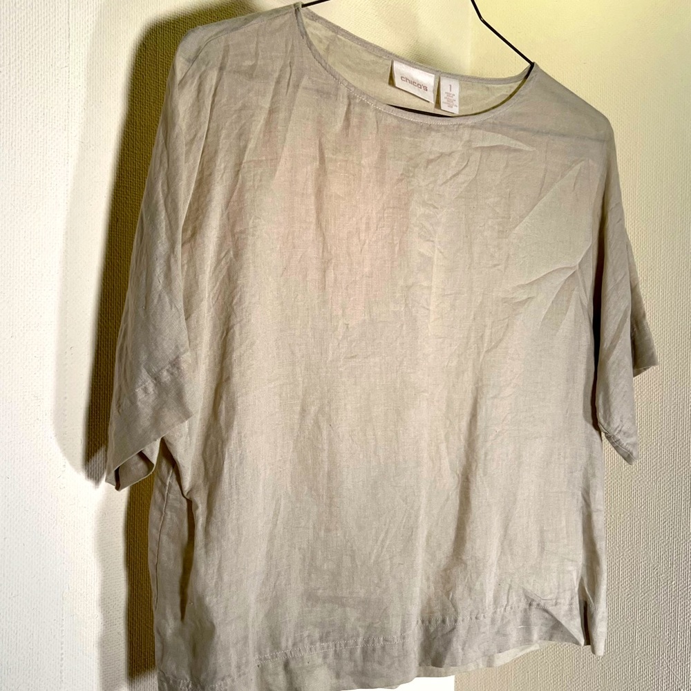 Linen tan chicos T